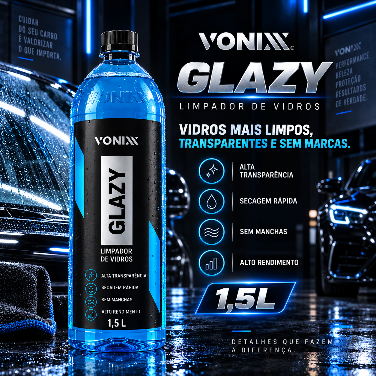 Glazy 4 em 1 500 ml | 1.5 L